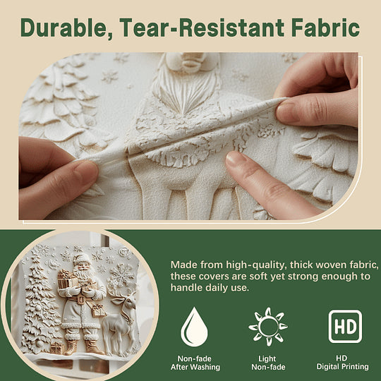 🎅 Karácsonyi kiárusítás – 49% KEDVEZMÉNY 🎄 Karácsonyi mintás díszpárnahuzat