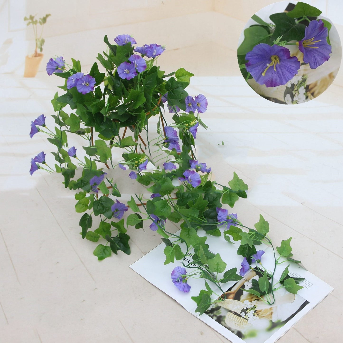 ✨ Изкуствено цвете с UV симулация