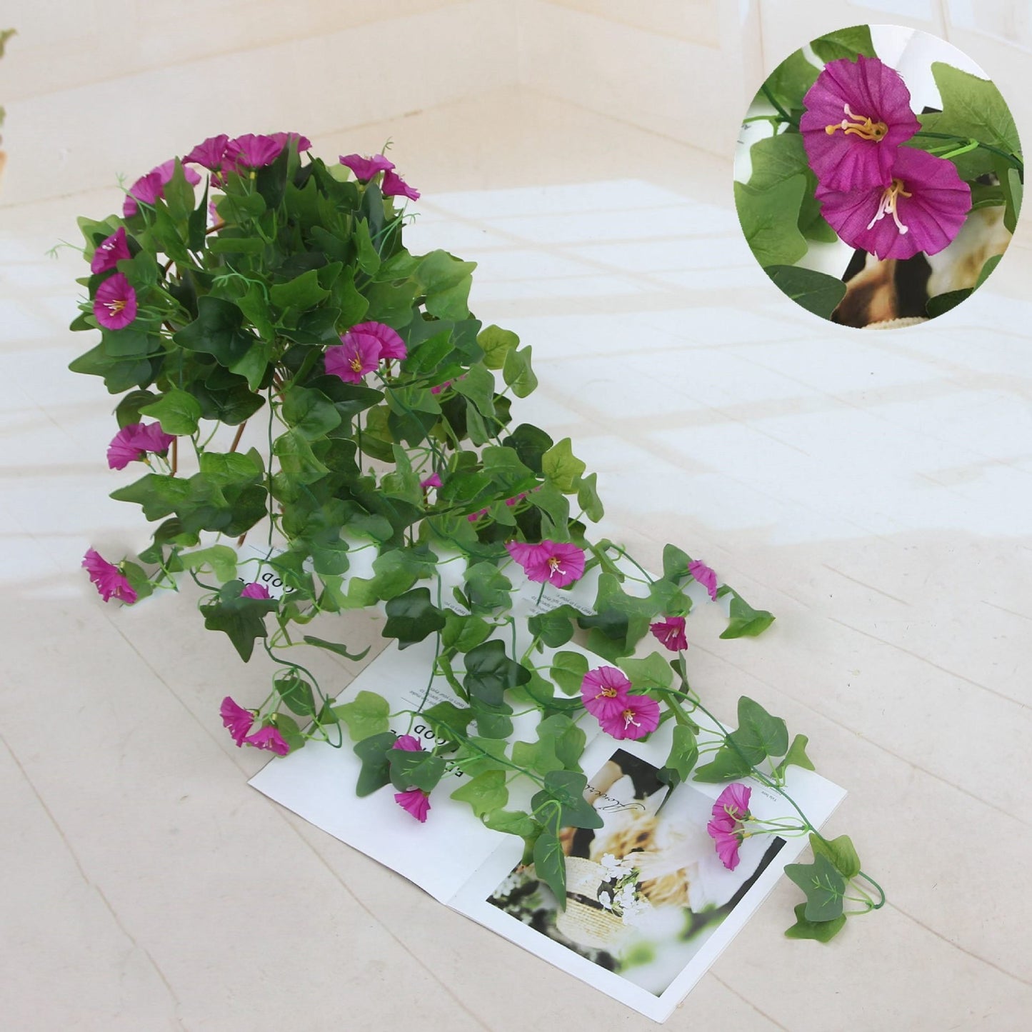 ✨ Изкуствено цвете с UV симулация